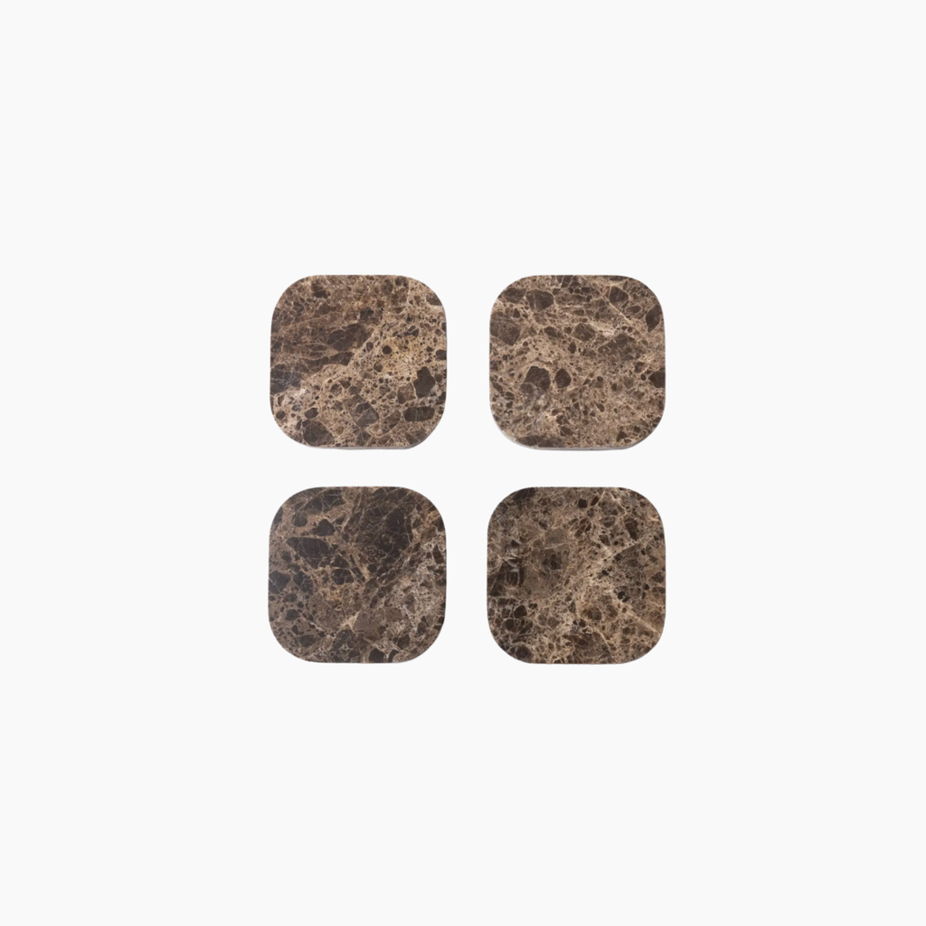 Coasters | Brun marmor