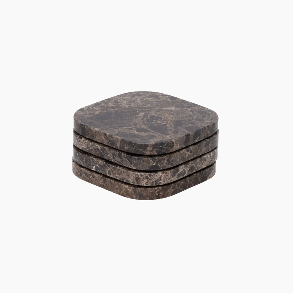 Coasters | Brun marmor
